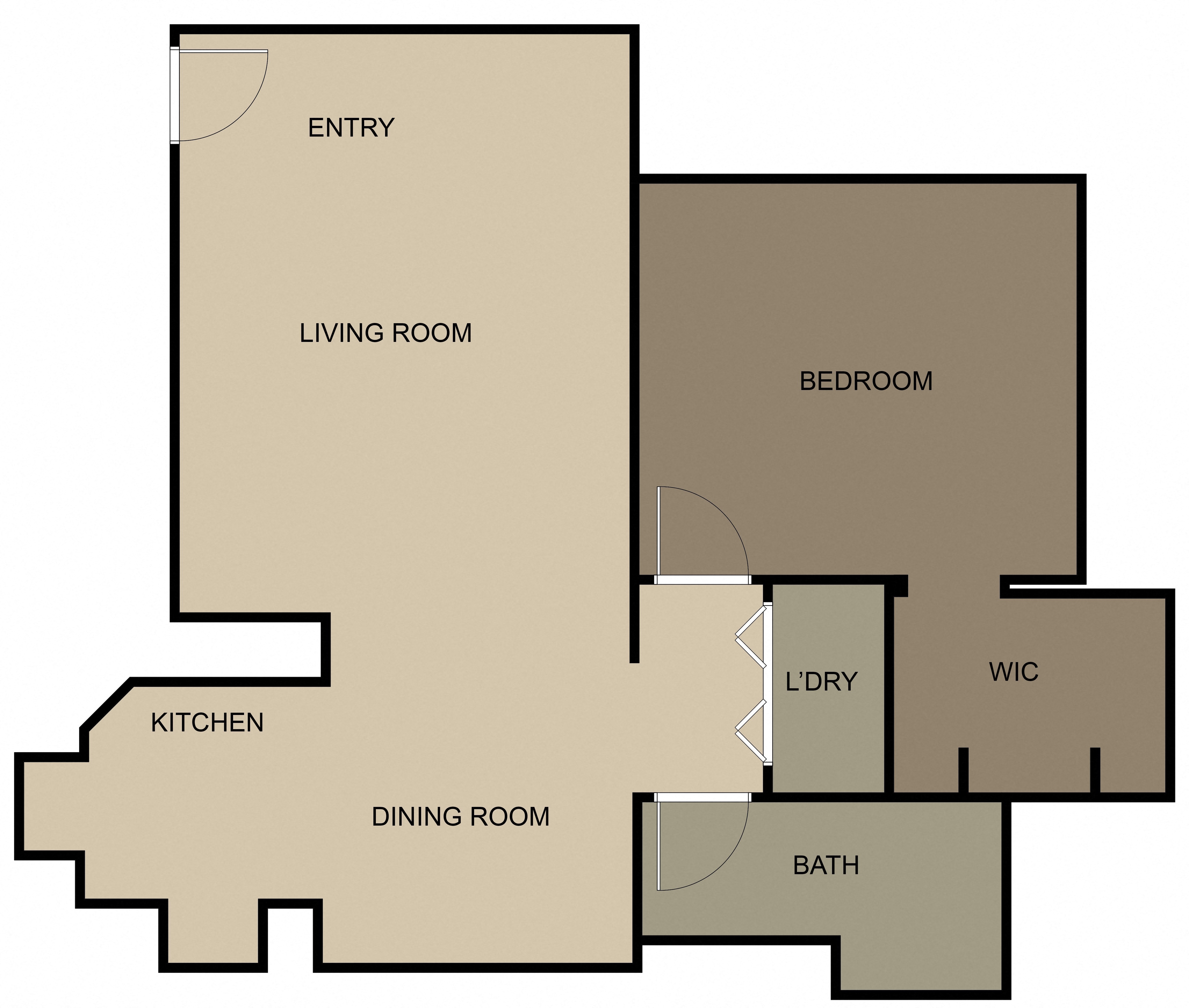a schematic drawing of a floor plan of a two story apartment building with an open