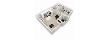 A4 Floor plan at Evolve at South Bay