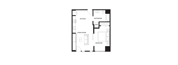A4H Floor Plan at Eleanor H16 Apartments