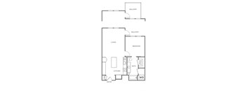 A5 Floor Plan at The Rylan Apartments