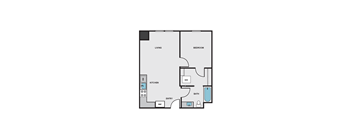 A5E Floor Plan at Eleanor H16 Apartments