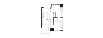 A5H Floor Plan at Eleanor H16 Apartments