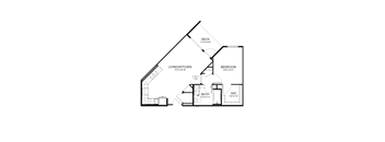 a floor plan of a house with bedrooms and a loft