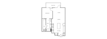 A6 Floor Plan at The Rylan Apartments