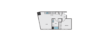 A6E Floor Plan at Eleanor H16 Apartments