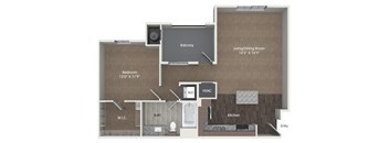 A3 Floor Plan at Andorra Apartments