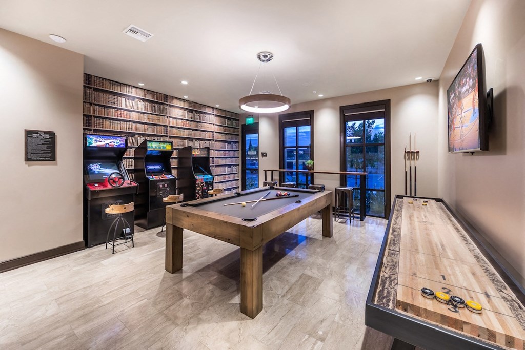 Pool Tables at Andorra Apartments