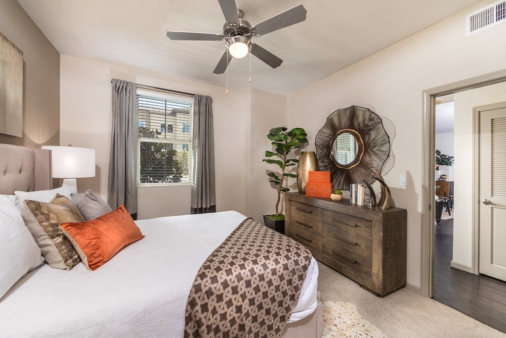 One Bedroom Furnished Model at Andorra Apartments