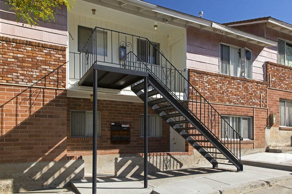 Exterior Stairs at Oak Manor & Angel Street Apartments