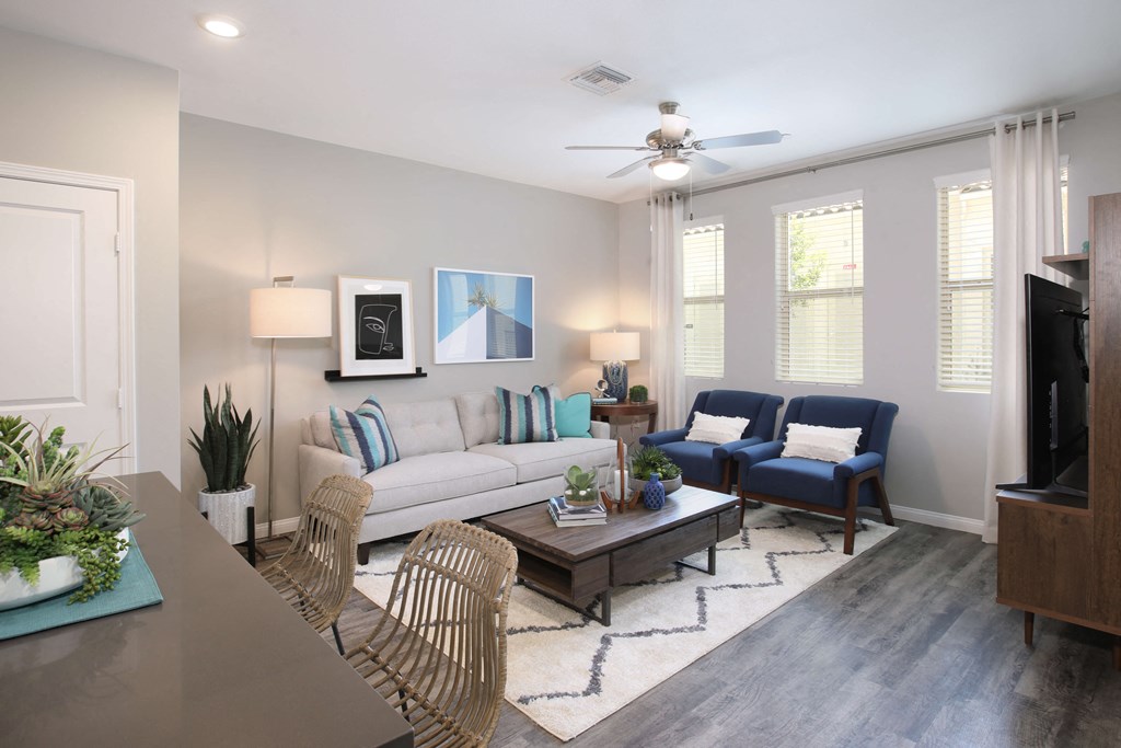 Furnished Living Room at Artesa at Menifee Town Center