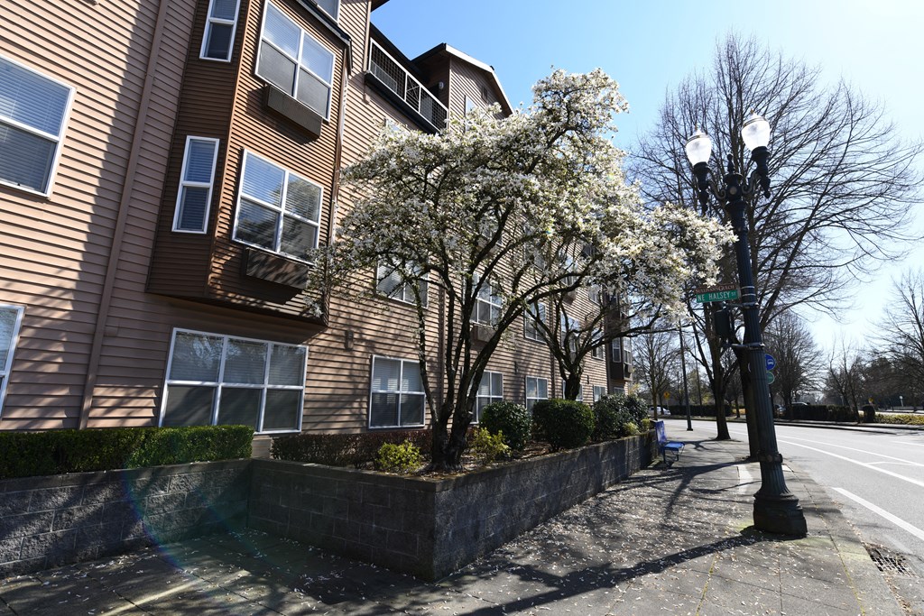 Apartment Building Exterior, Axcess Apts Portland OR