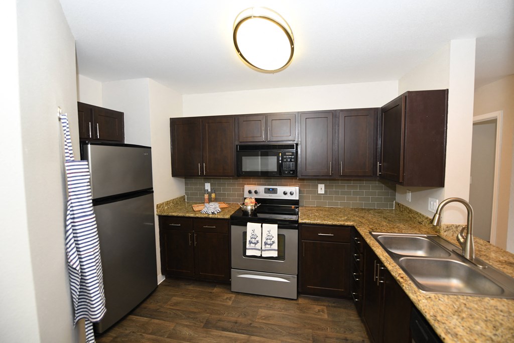 chef inspired kitchen at Axcess 15 Apartments in Portland OR