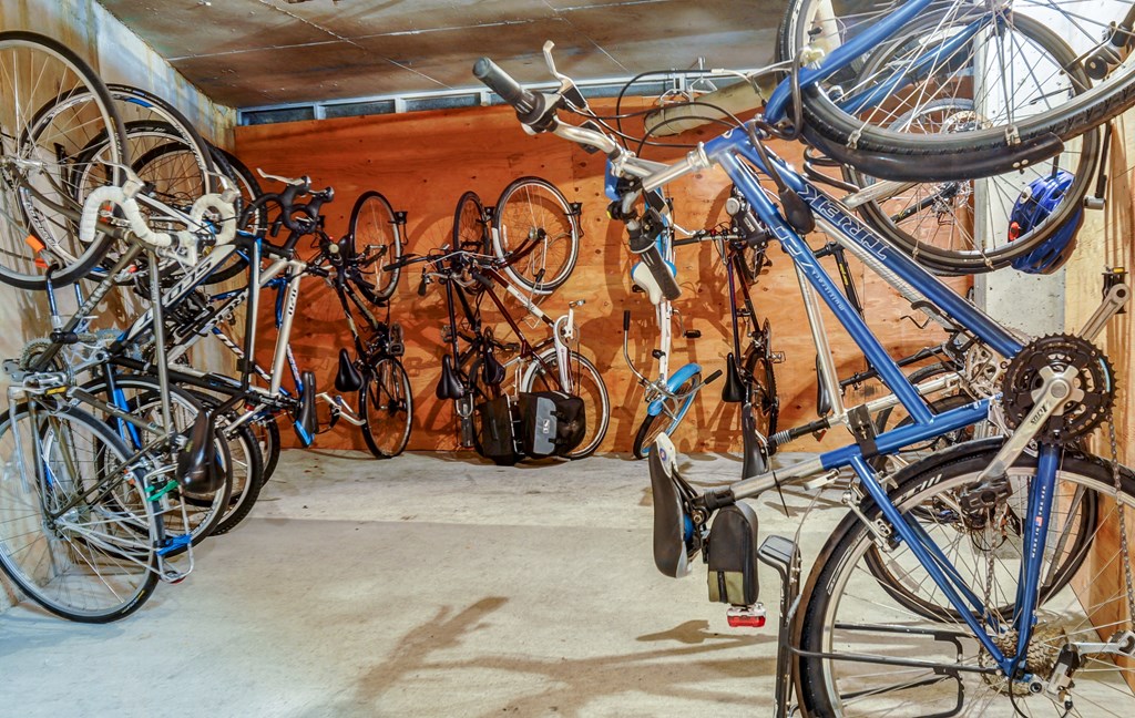 Bike Room at Axcess Apts Portland OR