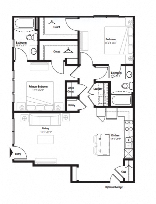 B1 Floor Plan at Ridge at Castle Rock