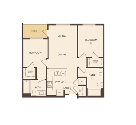 B1 floor plan at Marc