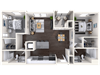 B1 Floor Plan B1 Floor Plan at Mitchell Place Apartments, California