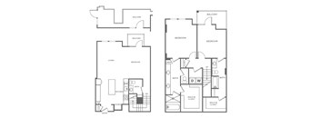 B10 Floor Plan at The Rylan Apartments