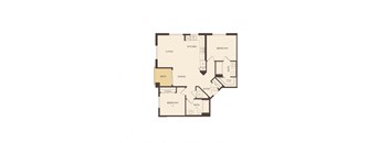 B2 floor plan at Marc