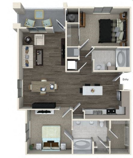 B2 floor plan