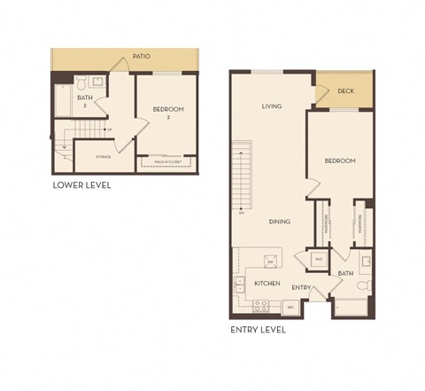B3 floor plan at Marc