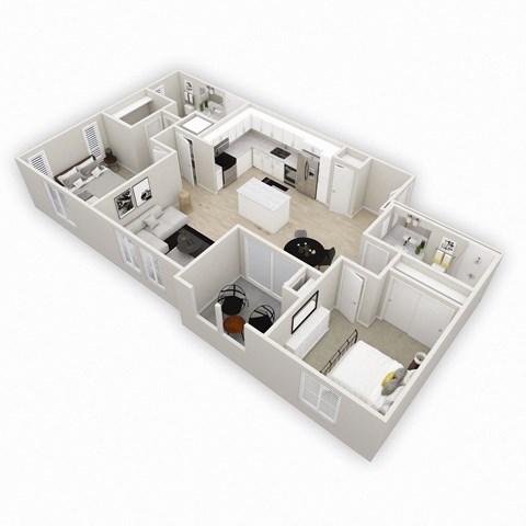 B3 Floor Plan at Evolve South Bay