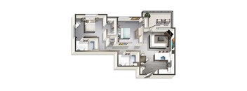 a floor plan of a house