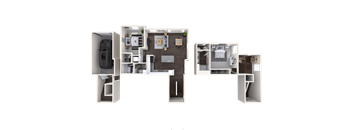 B3 Floor Plan at Mitchell Place Apartments, Murrieta, CA, 92562