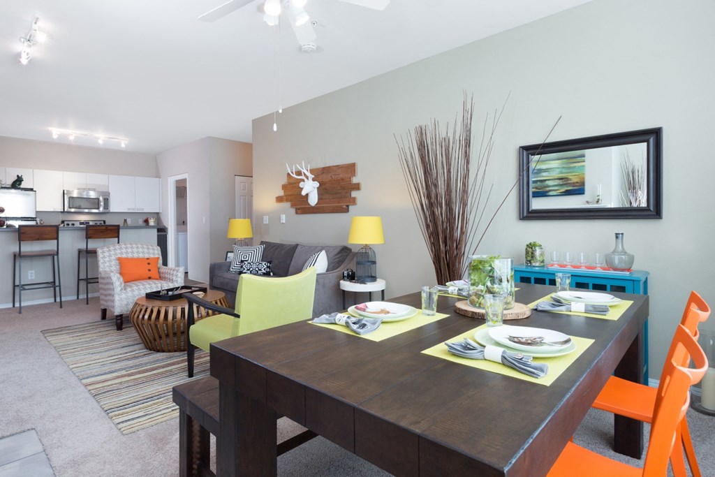 Separate Spaces for Dining at Thorncroft Farms Apartments, 2120 NW Thorncroft Drive, Hillsboro