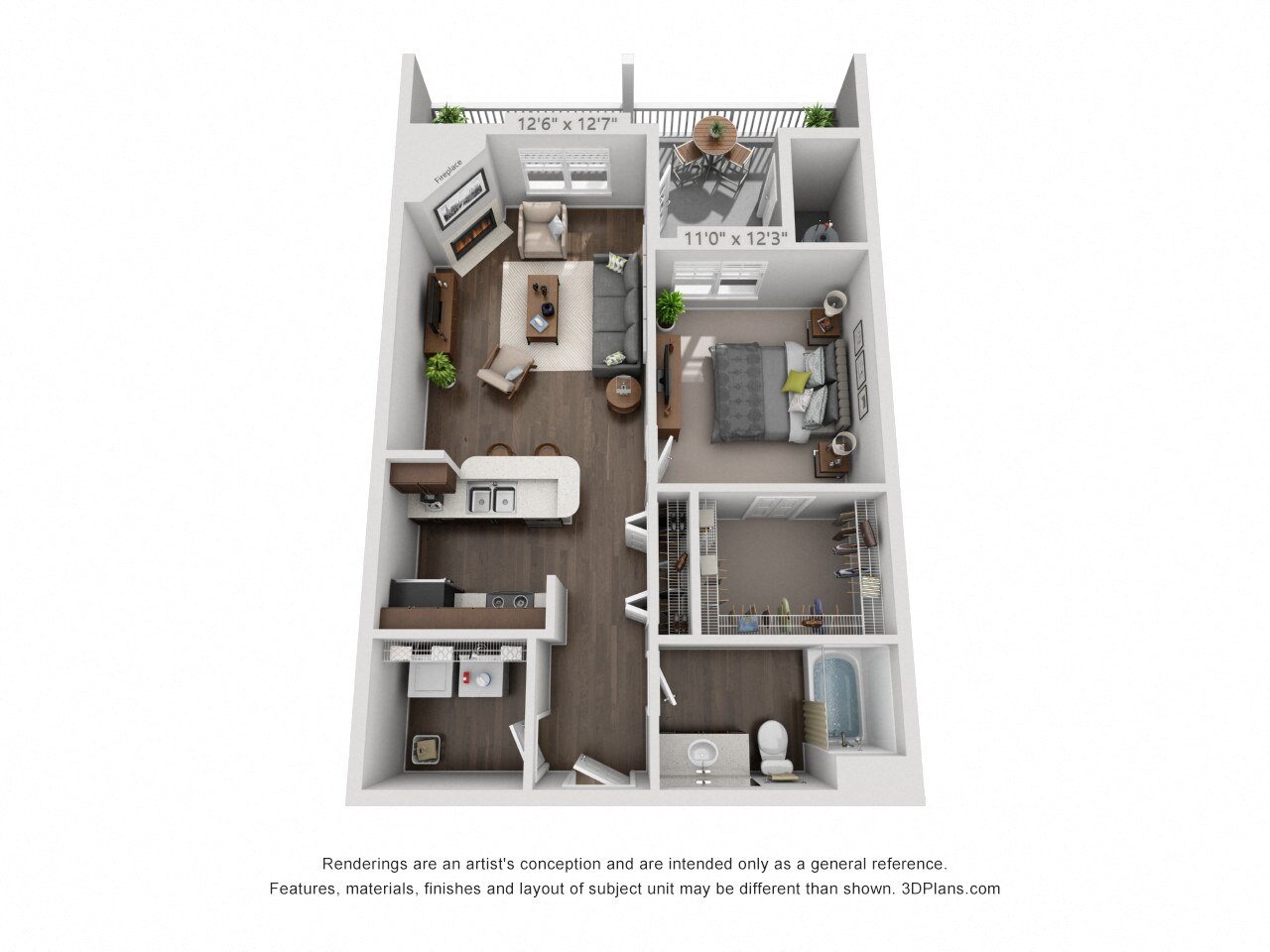 A1 floor plan