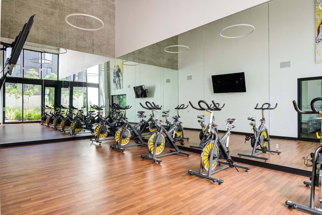 Fitness Center With Modern Equipment at Block C, San Marcos, California