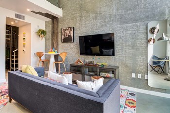 Classic Living Room Design With Television Classic Living Room Design With Television at Block C, San Marcos, California - Photo Gallery 5