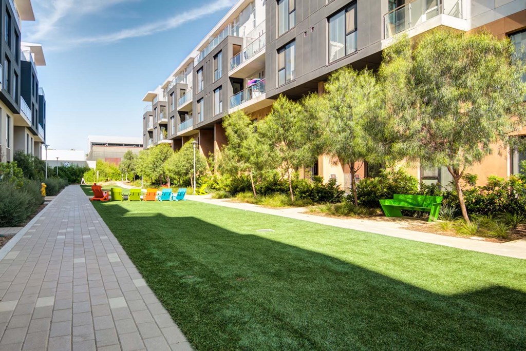 Courtyard With Green Space at Block C, California