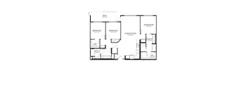 a floor plan of a bedroom floor plan
