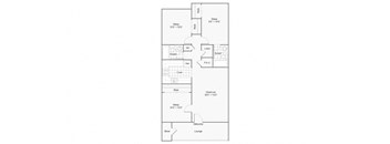 Three Bedroom C1 Floor Plan at The District