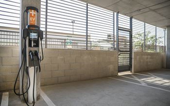 electric car charging station