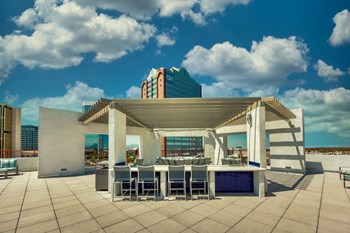 Rooftop lounge at Centra