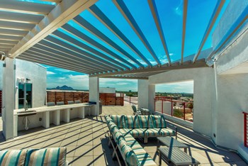 Rooftop deck at Centra
