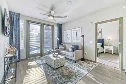 Living space at Centra Midtown Apartments