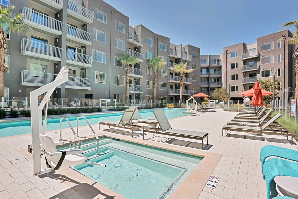 Resort Style Pool at Aya Apartments