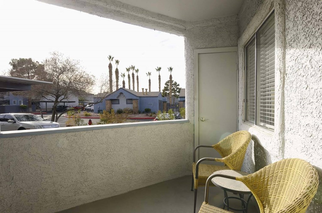 Private Balcony With Seating at The Bristol at Sunset, Henderson