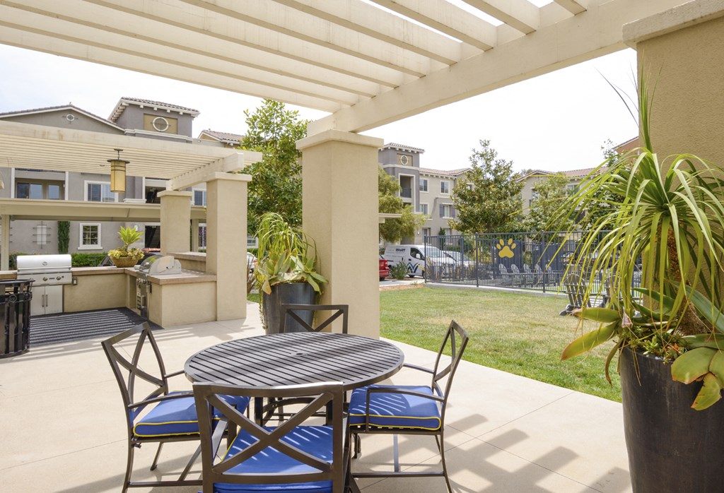 Shaded Lounge Area at Preserve at Melrose, Vista, CA, 92083