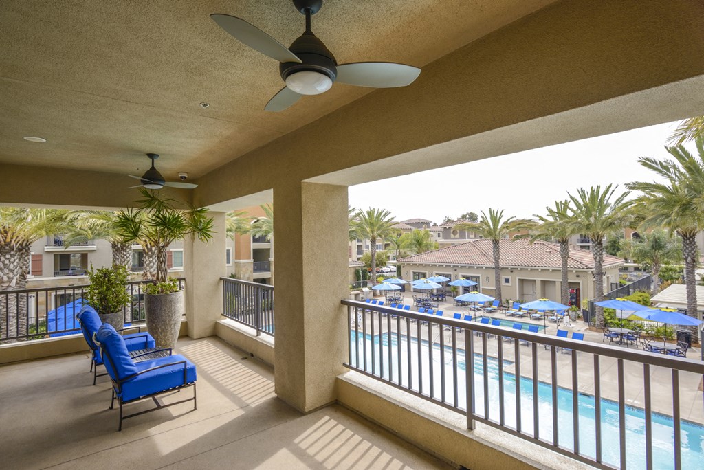 Patio at Preserve at Melrose, Vista, California
