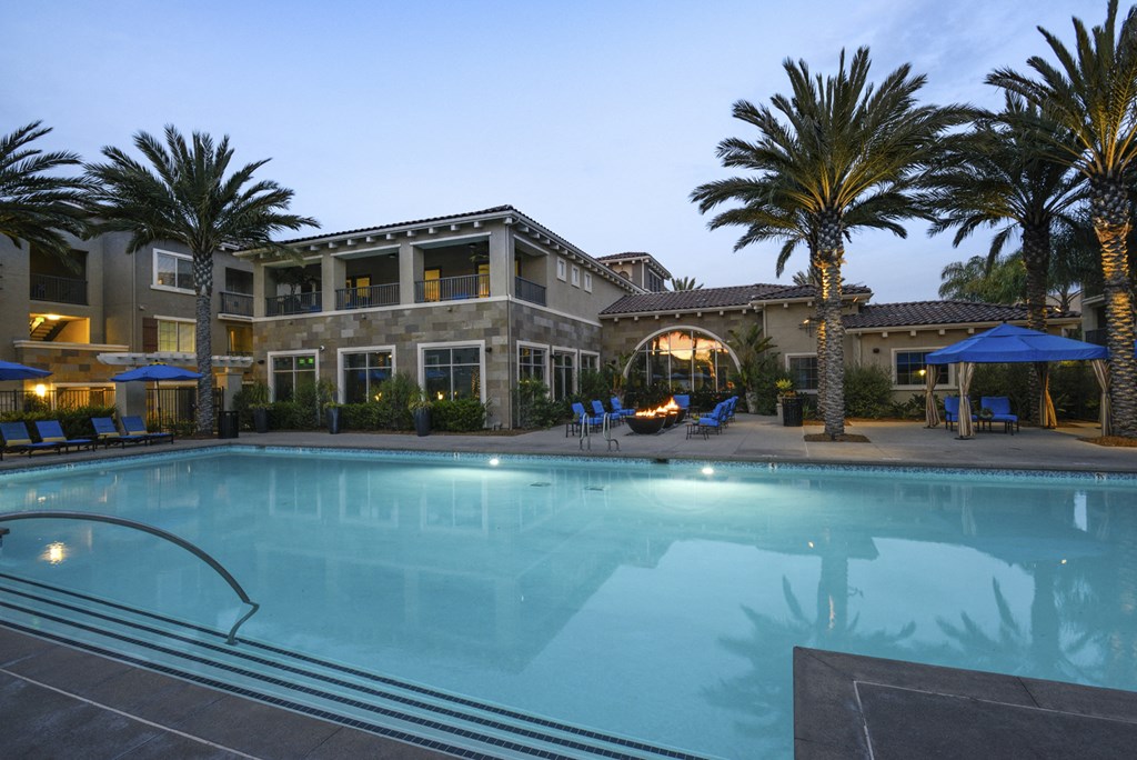 Sparkling Pool at Preserve at Melrose, Vista, California