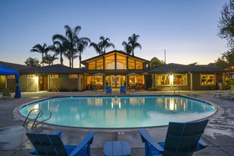 Pool at Waterleaf Apartment Homes, 333 North Emerald Drive