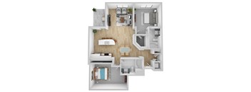 B5 floor plan at Domain San Diego