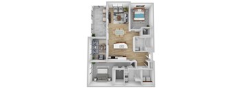 B6 floor plan at Domain San Diego