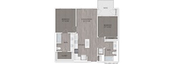 B2 Floor Plan at Eleanor
