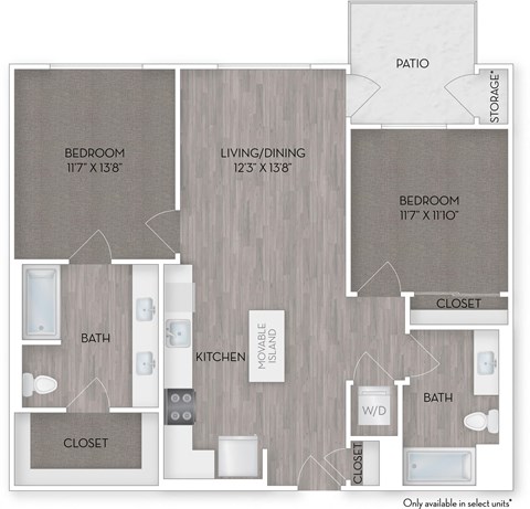 B2 Floor Plan at Eleanor