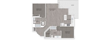 B3 Floor Plan at Eleanor