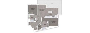 B5 Floor plan at Eleanor